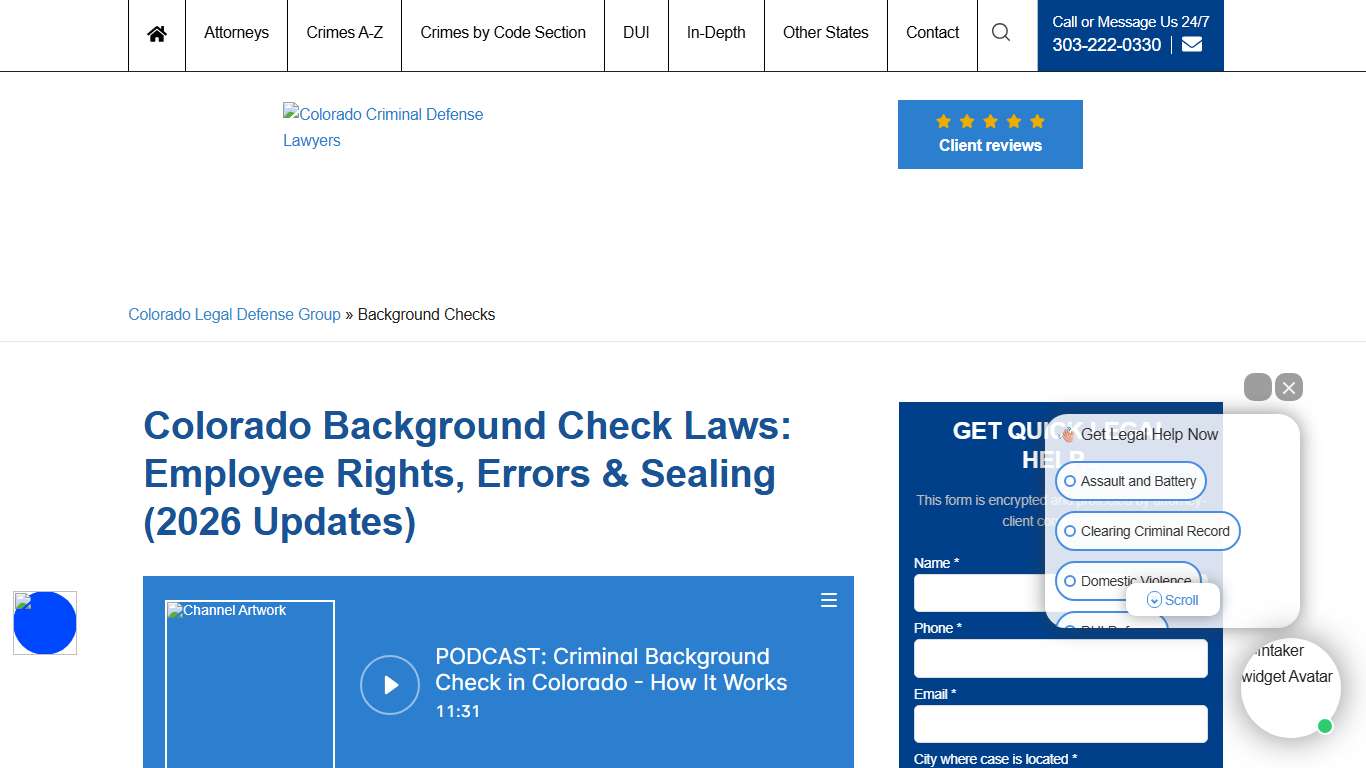 Colorado Background Check Laws: Employee Rights (2025)